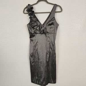 JFW grey metallic dress sz 8